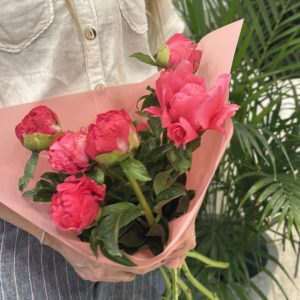 Bouquet peonias